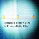 3V hand soldering LED strip