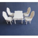table & chair 3--dinning table architectural model 
