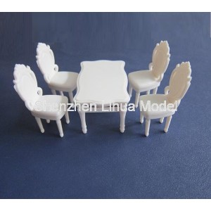 table & chair 04--dinning table architectural model 
