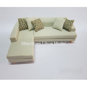 ceramic sofa 05---1:25 scale Architectural mode sofa 