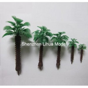 thick stem palm tree---plastic  Architectural Scale Model