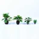 thick stem short palm tree---plastic Architectural Scale Model