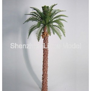 copper coconut tree---HO OO G crafted Architectural Scale 