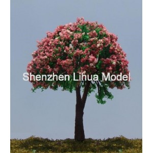 flower tree 02E---plastic model scale miniature color tree