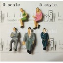 1:50 all seated color figures----model figures scale figures 