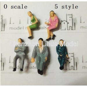 1:50 O scale sitting figures----for model train layouts