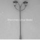 LHM522 metal yard lamp----double head