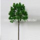 iron wire tree 59B--middle green scale model tree