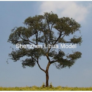 silk leaf wire tree 32--model train tree OO HO TT N scale