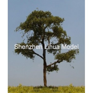 silk leaf wire tree 35--model train tree OO HO TT N scale
