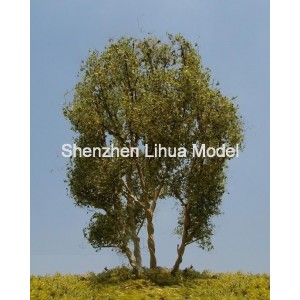 silk leaf wire tree 37--model train tree OO HO TT N scale
