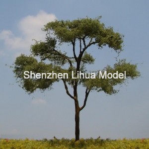 silk leaf wire tree 38--model train tree OO HO TT N scale