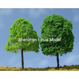 silk leaf wire tree 46--model train tree OO HO TT N scale