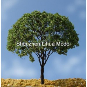 silk leaf wire tree 49C--model train tree OO HO TT N scale